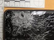 Guardia seguridad baleado salva gracias celular