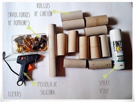 Corona navideña diogenera