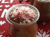 Mousse chocolate candy cane