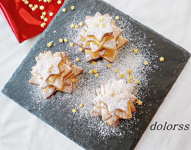 Arbolitos de Navidad con galletas de mantequilla