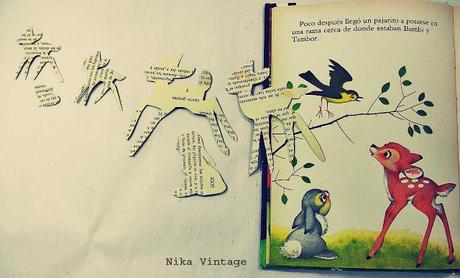 Diy ... Siluetas de Bambi y Tambor