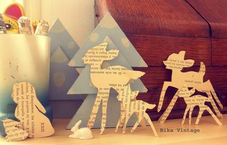 Diy ... Siluetas de Bambi y Tambor
