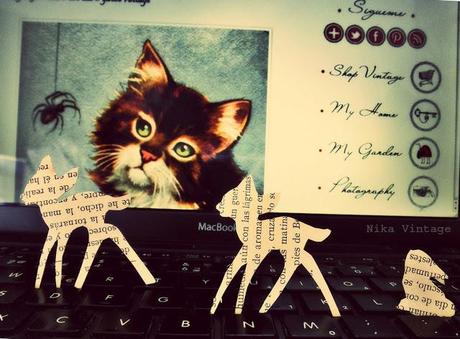 Diy ... Siluetas de Bambi y Tambor