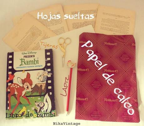 Diy ... Siluetas de Bambi y Tambor
