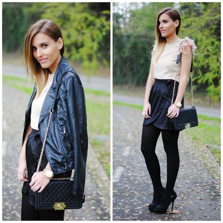 Nude blouse. Nude blouse.
