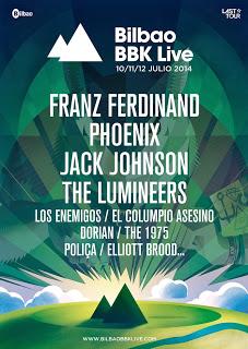 Franz Ferdinand, Jack Johnson y Poliça al BBK Live 2014