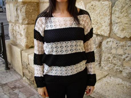 En azul y blanco. Chicnova!!