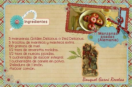 Receta de Navidad. Manzanas asadas (Alemania)