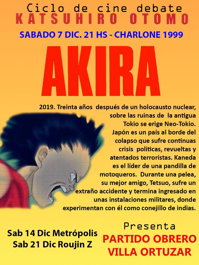 Ciclo de cine debate: Akira, de Katsuhiro Otomo