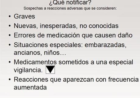 El primer mandamiento de la enfermera prescriptora: Notificaram