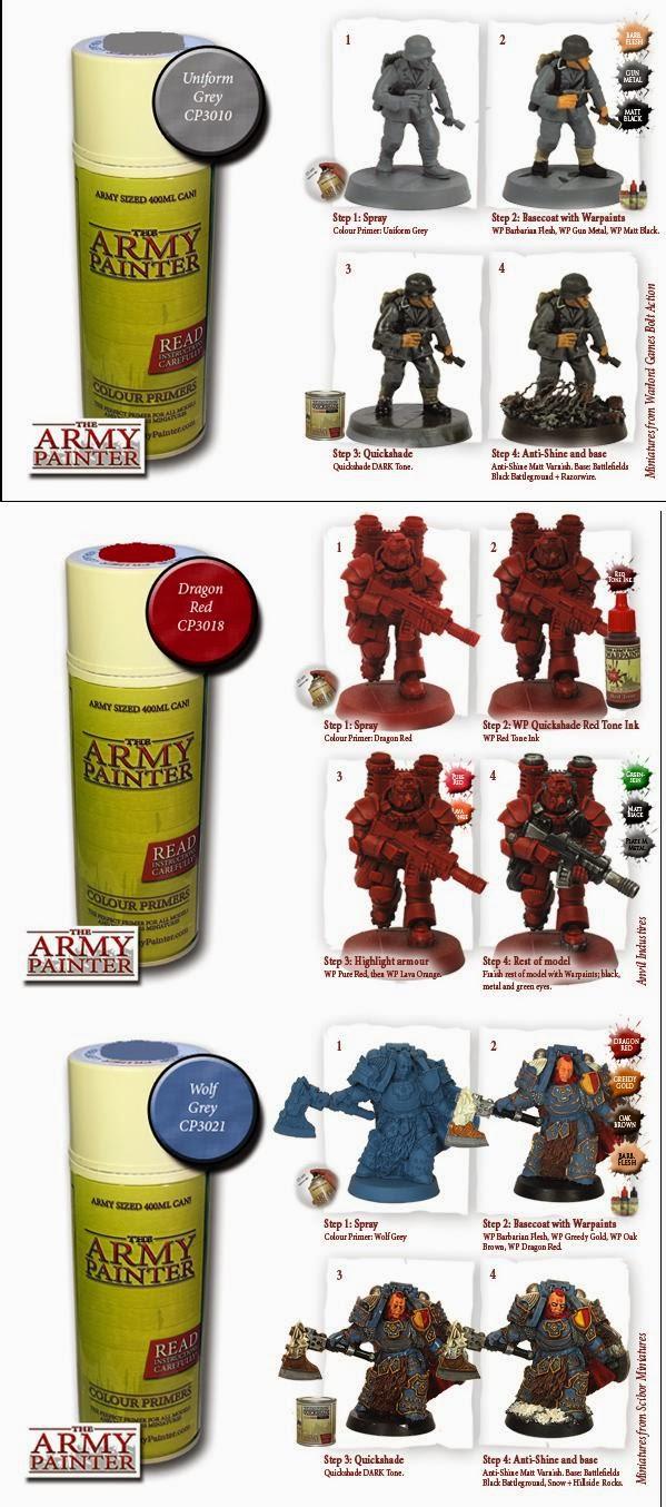 Sprays de colores de The Army Painter