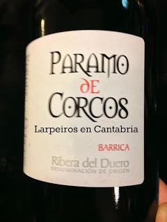 Vino Tinto Páramo de Corcos Barrica 2011 Vino Tinto Páramo de Corcos Barrica 2011