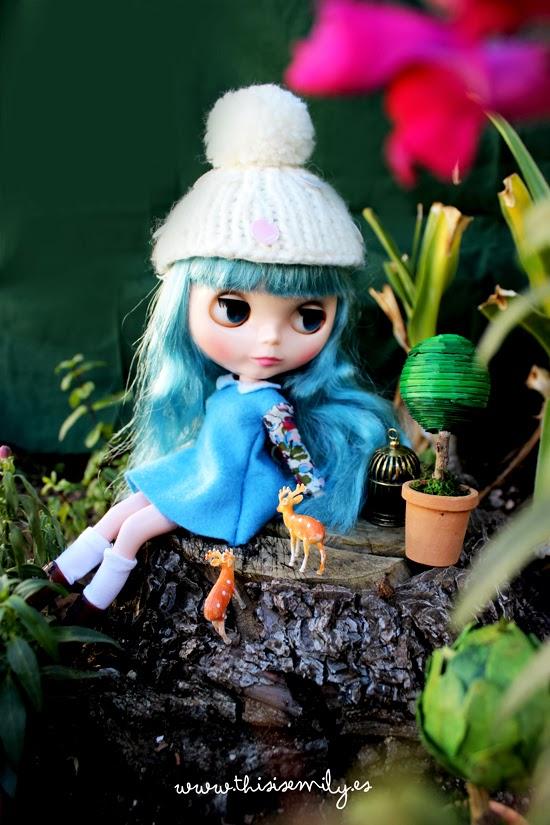 Blue hair Blythe