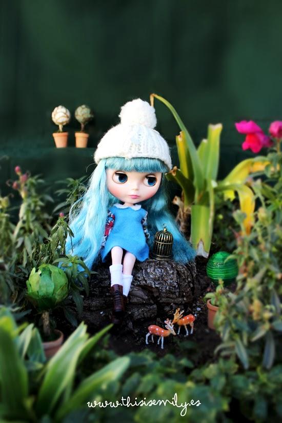 Blue hair Blythe