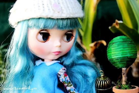 Blue hair Blythe