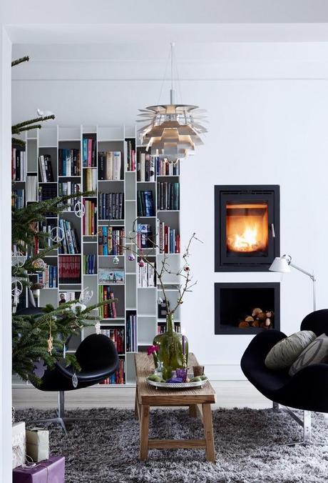 casa nórdica: Navidad en lila, púrpura y morado casa nórdica: Navidad en lila, púrpura y morado