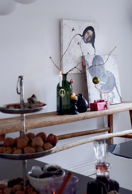 casa nórdica: Navidad en lila, púrpura y morado casa nórdica: Navidad en lila, púrpura y morado