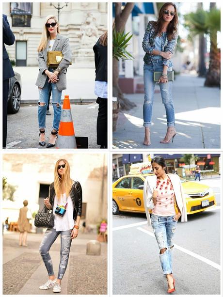 Ripped jeans trend