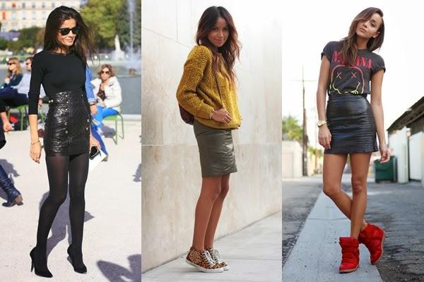 Trend Alert: Leather Skirt
