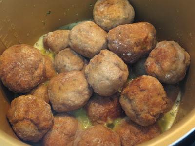 Albóndigas en salsa verde olla GM