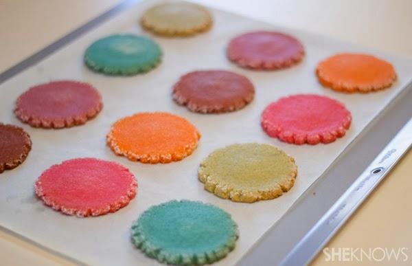 Árboles de navidad hechos con galletas