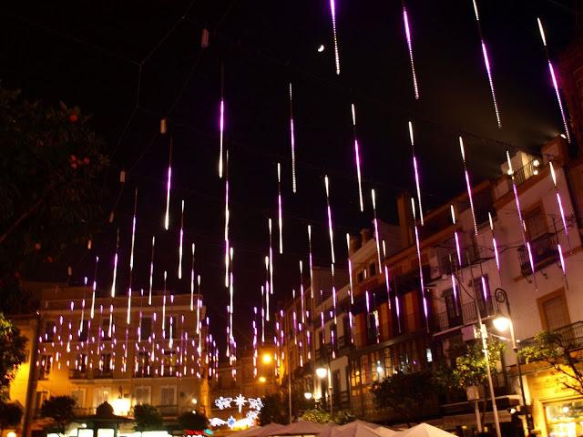 Iluminación navideña en la Plaza del Salvador