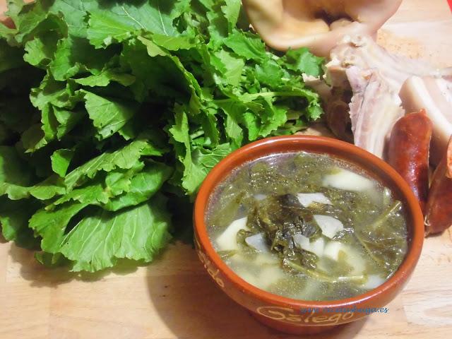 Caldo gallego de nabizas