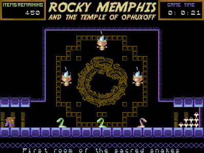 Preparan la conversión para C64 de Rocky Memphis, un juego indie de PC precisamente con gráficos de 8 bits