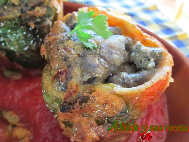 PIMIENTOS VERDES RELLENOS DE MORCILLA