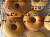 Magdalenas-Donut caseras limón: desayuno merienda ideal para niños