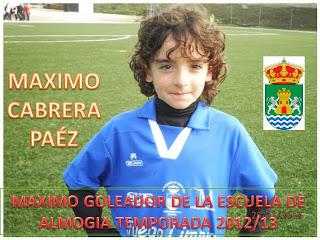 MÁXIMO CONVOCADO POR LA SELECCIÓN DE BENJAMÍN DE CIUDAD DE MÁLAGA