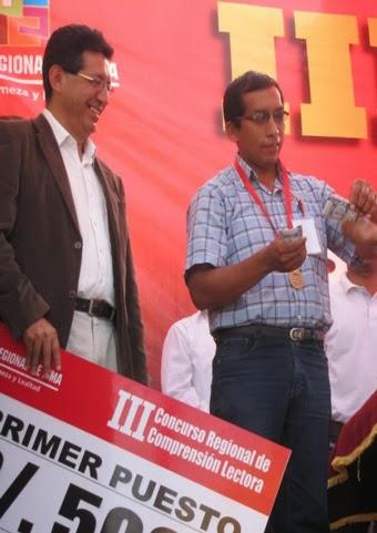 En el sur de la región Lima: MAESTRO CAÑETANO GANA III CONCURSO REGIONAL DE COMPRESIÓN LECTORA…