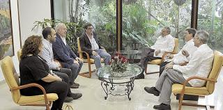 Presidente cubano Raúl Castro se reúne con políticos españoles