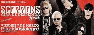 Agotadas las entradas para los dos conciertos de Scorpions en Madrid