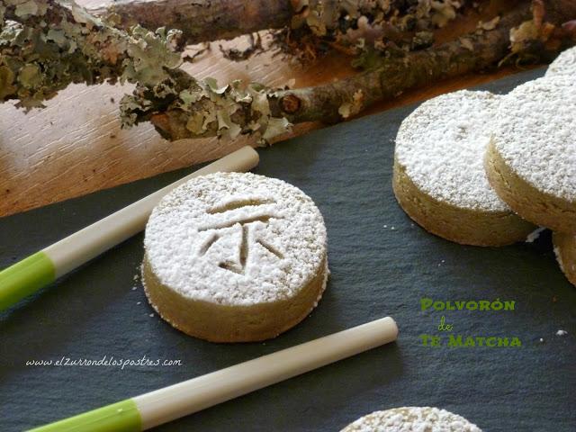 Polvorones de Té Matcha