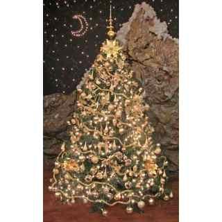 Lindos árboles de navidad dorados