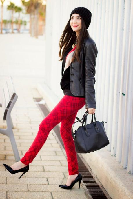 Beanie, Heels And Tartán Beanie, Heels And Tartán