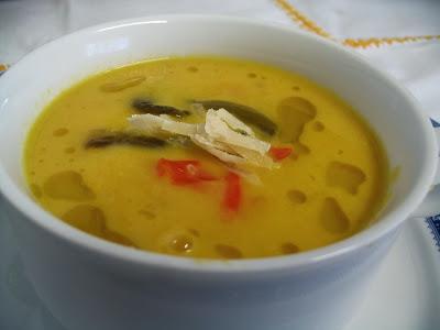 SOPA DE MANZANA VERDE Y ZANAHORIA + RAGOUT DE TERNERA