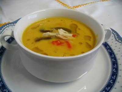 SOPA DE MANZANA VERDE Y ZANAHORIA + RAGOUT DE TERNERA