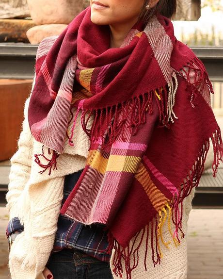 Bufanda de cuadros Bufanda de cuadros