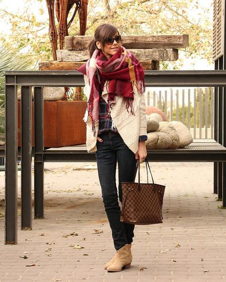 Bufanda de cuadros Bufanda de cuadros