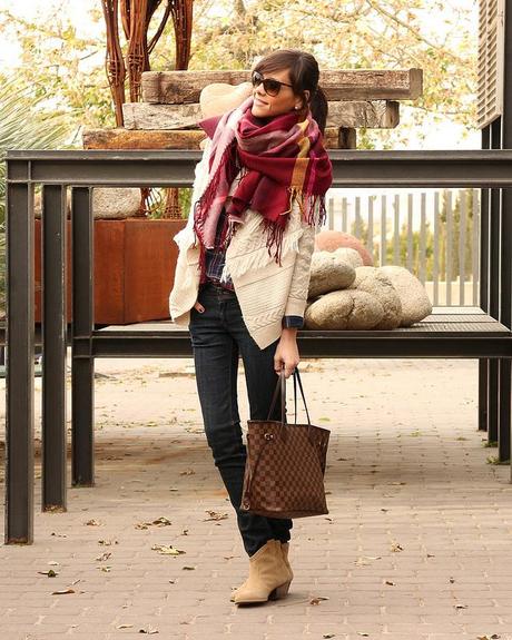 Bufanda de cuadros Bufanda de cuadros