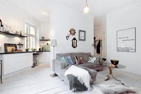optimizar espacio decoración estilo nórdico pisos pequeños decoración pisos espacios pequeños decoración nórdica cambiar muebles de sitio blog decoración interiores nórdicos Aprovechar el espacio colocando bien los muebles aprovechar el espacio 