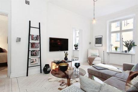 optimizar espacio decoración estilo nórdico pisos pequeños decoración pisos espacios pequeños decoración nórdica cambiar muebles de sitio blog decoración interiores nórdicos Aprovechar el espacio colocando bien los muebles aprovechar el espacio 