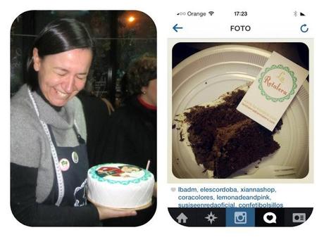 Tarta para el primer aniversario de La Retalera