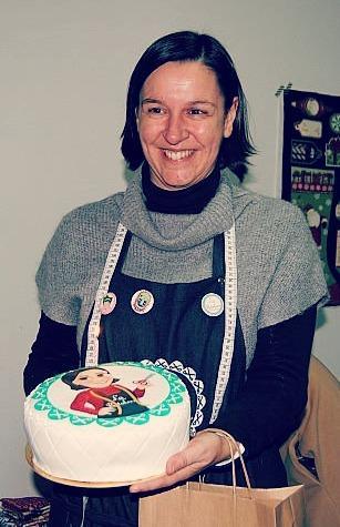 Tarta para el primer aniversario de La Retalera
