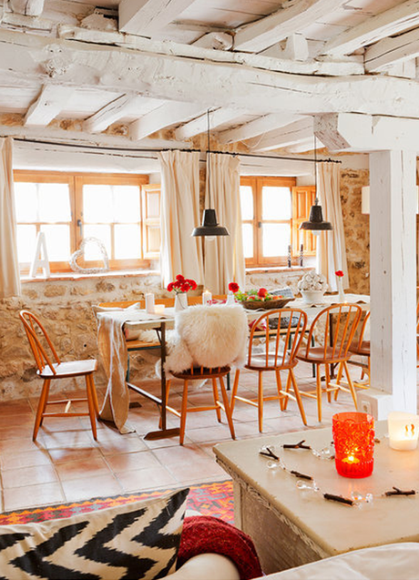 Una casita de estilo rústico renovado Una casita de estilo rústico renovado