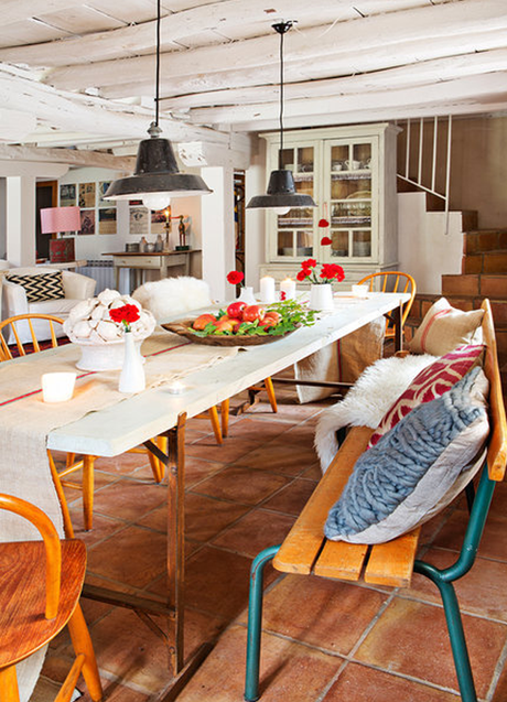 Una casita de estilo rústico renovado Una casita de estilo rústico renovado