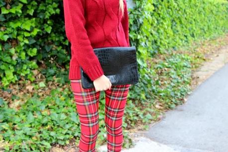 Street style checkered flannel