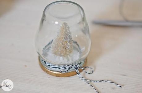 DIY. Christmas scene in a jar DIY. Christmas scene in a jar